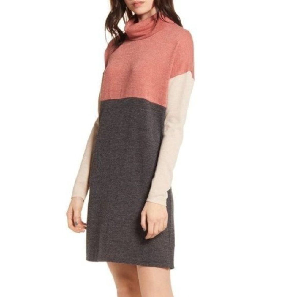 SOCIALITE Turtleneck Knit Dress